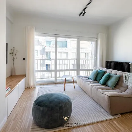 Apartamento Luxurious Next To The Sea And Centre With Free Parking Space Ostend